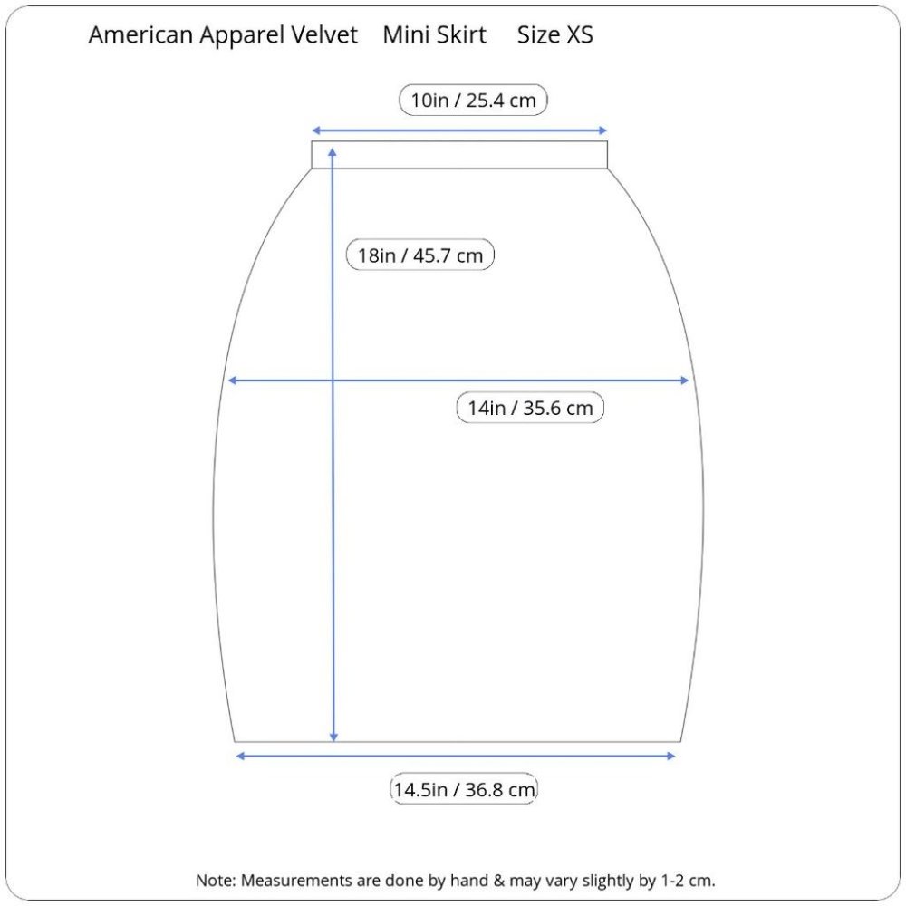 SOLD | American Apparel Black Velvet Mini Skirt - Picture 16 of 16